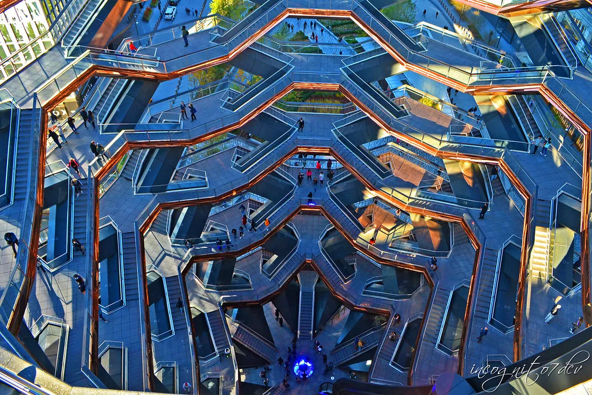 Sightseeing at a city attraction