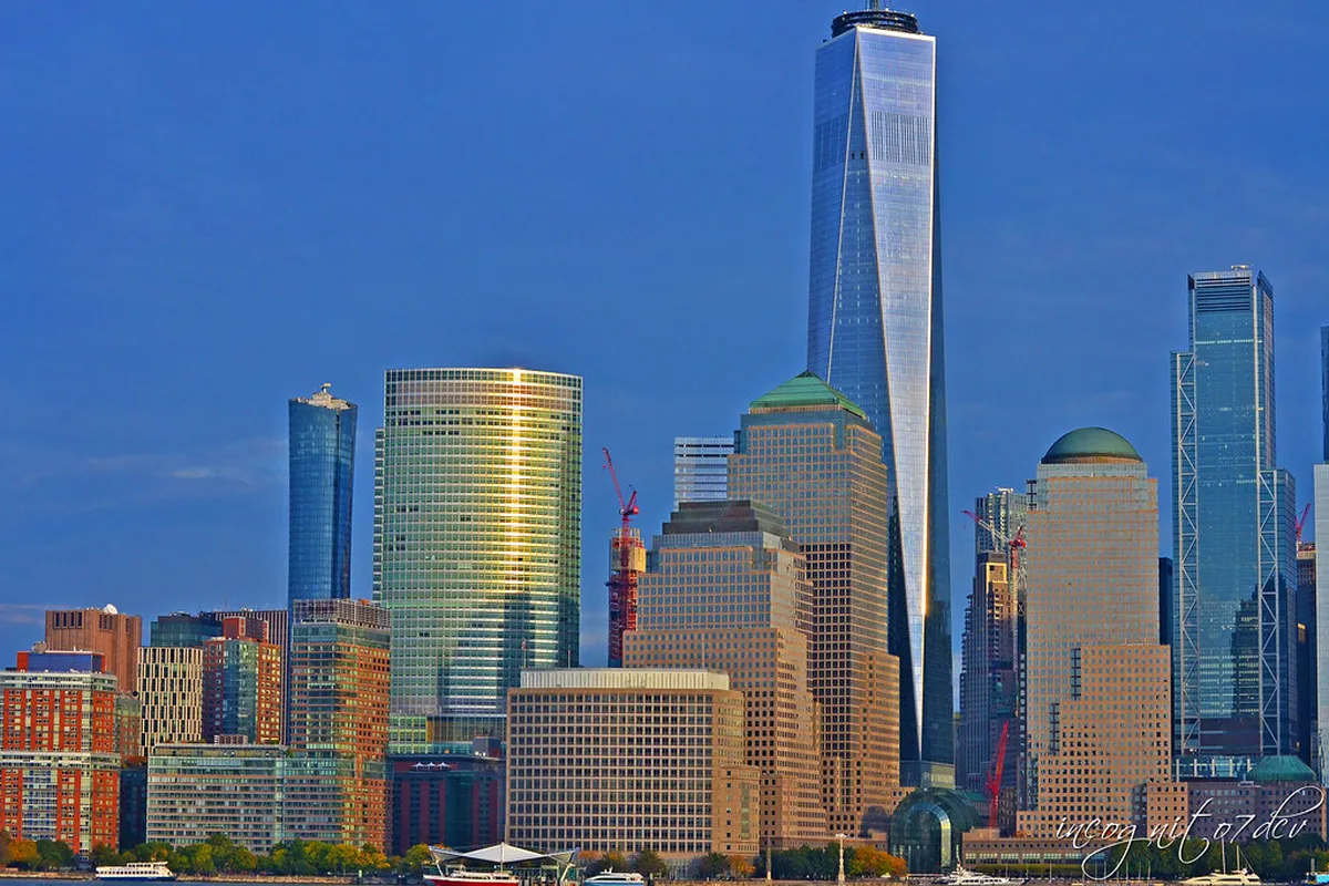 Sightseeing at a city attraction