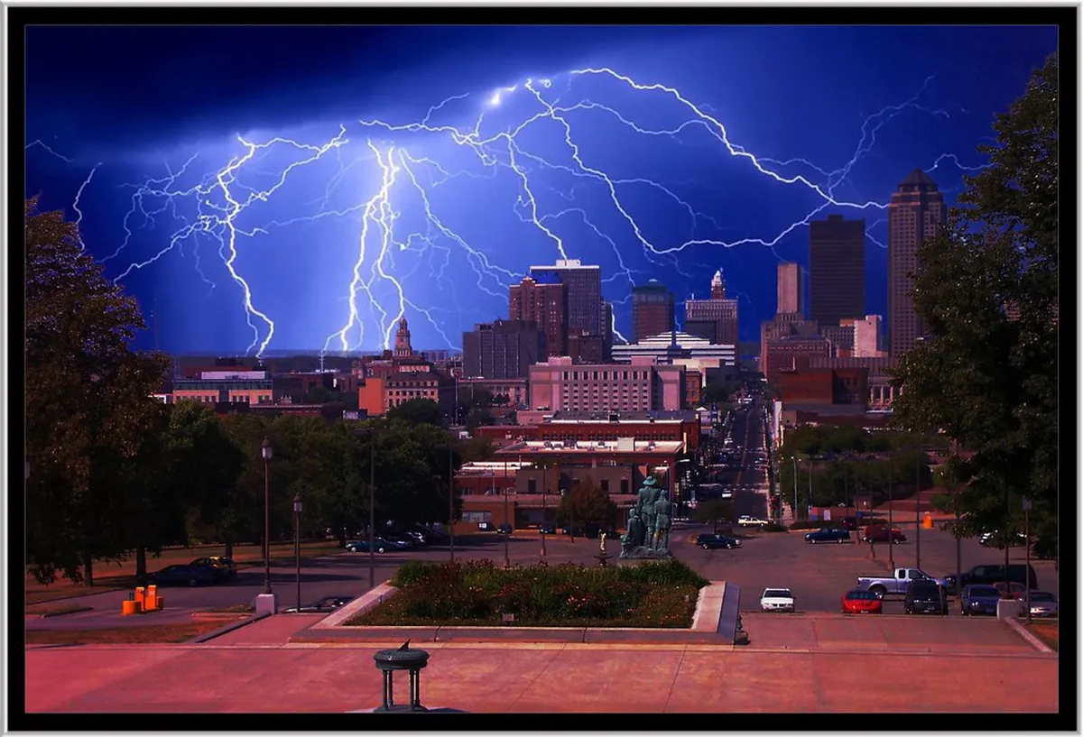 US city skyline