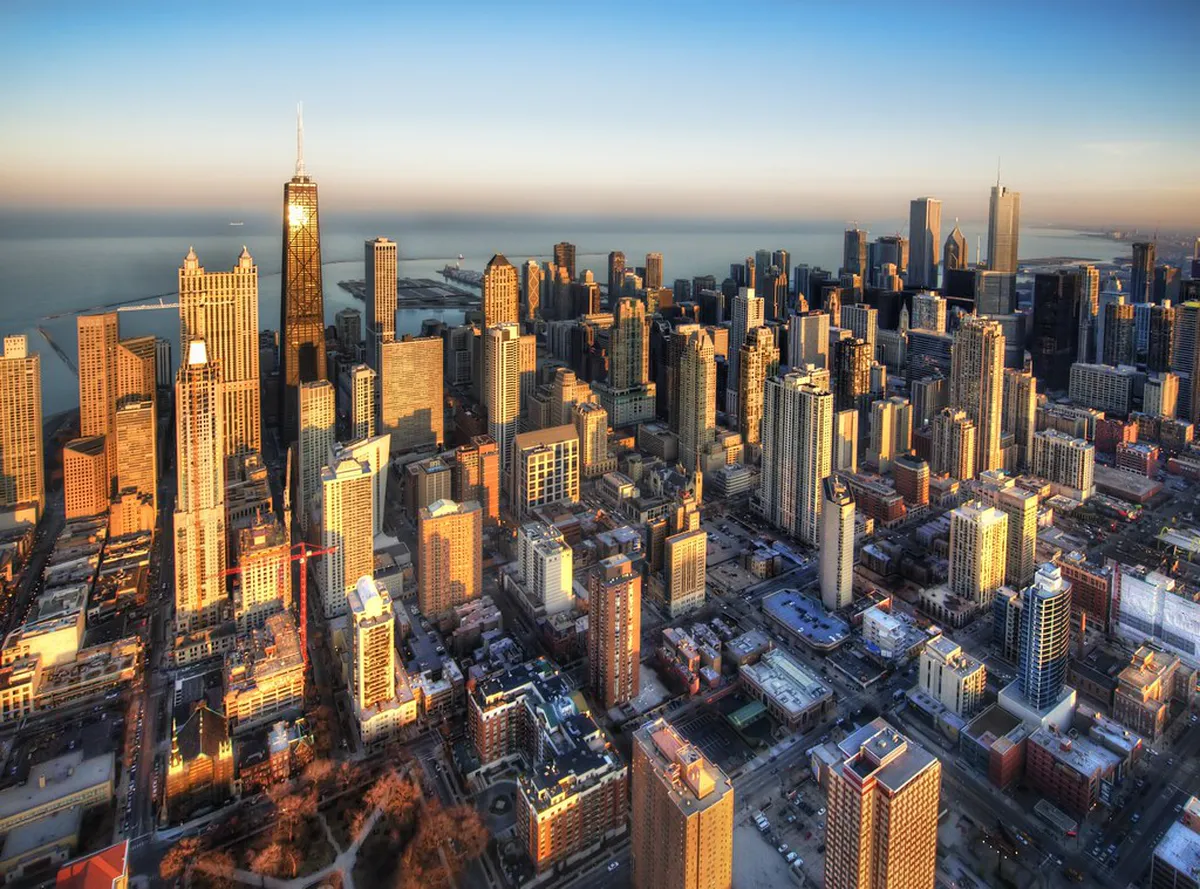 US city skyline