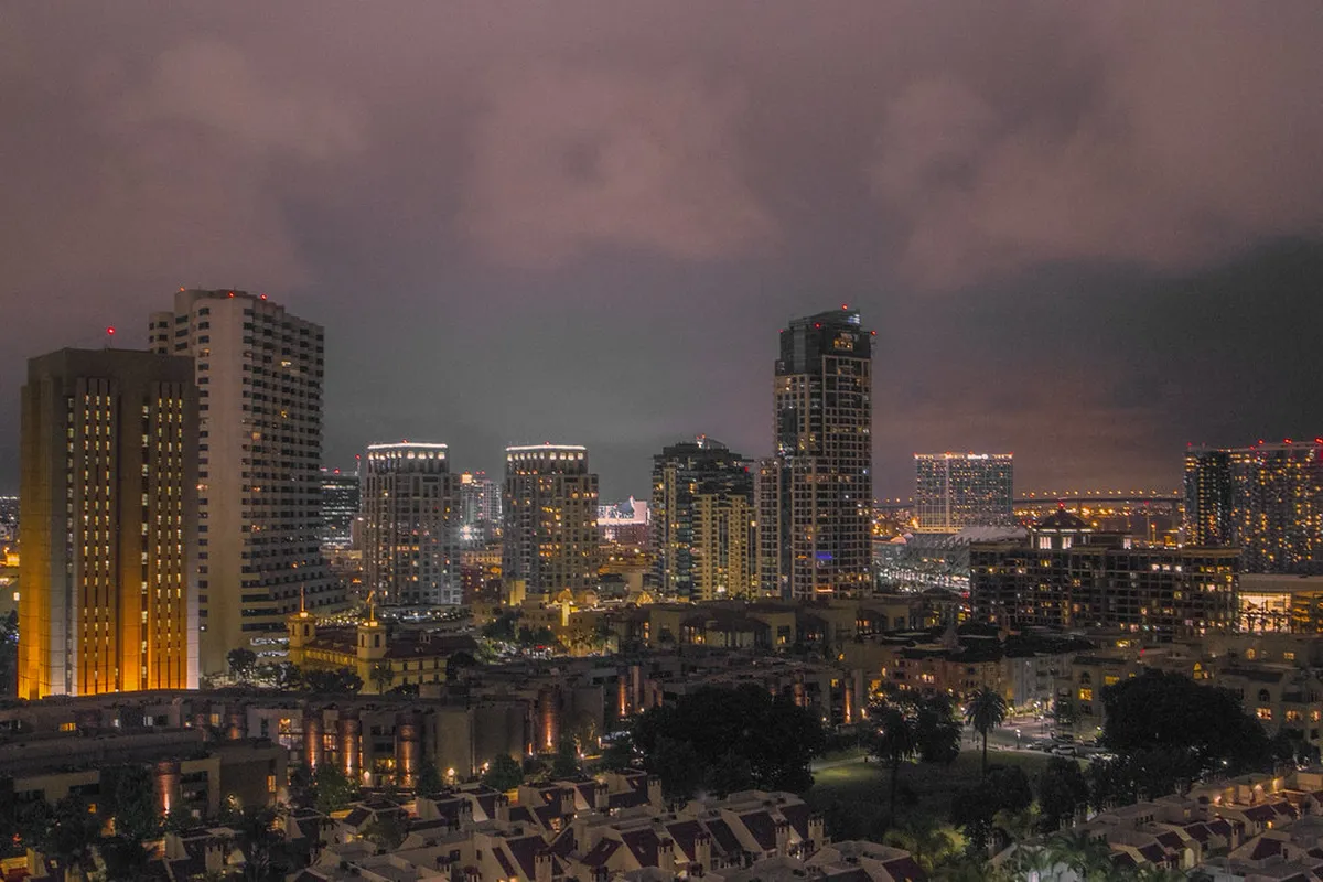 US city skyline